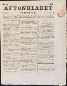 Aftonbladet 1831-01-13