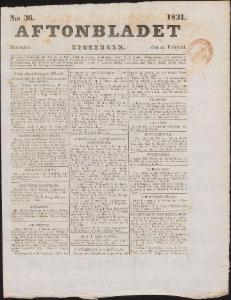 Aftonbladet 1831-02-14
