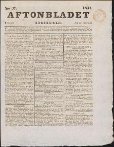 Aftonbladet 1831-02-15