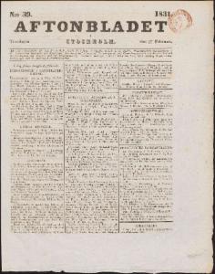 Aftonbladet 1831-02-17