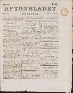 Aftonbladet 1831-02-28