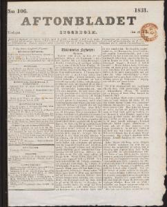 Aftonbladet 1831-05-10