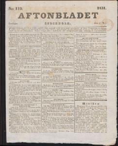 Aftonbladet Fredagen den 27 Maj 1831