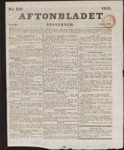 Aftonbladet 1831-06-03