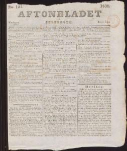 Aftonbladet 1831-06-06