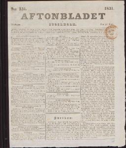 Aftonbladet 1831-06-14
