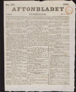 Aftonbladet 1831-06-17