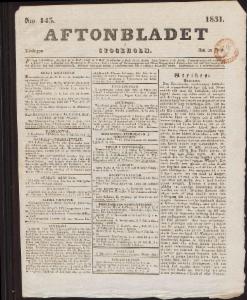 Aftonbladet 1831-06-28
