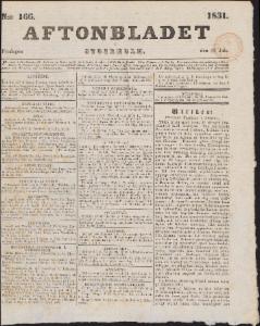 Aftonbladet Fredagen den 22 Juli 1831