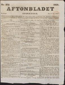 Aftonbladet 1831-11-11