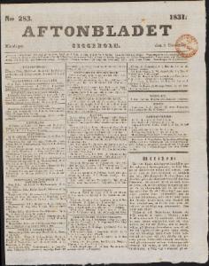 Aftonbladet 1831-12-05