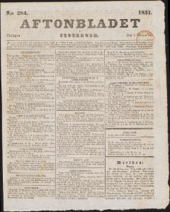 Aftonbladet 1831-12-06