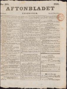 Aftonbladet 1831-12-10