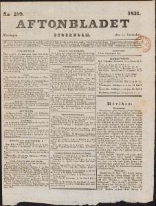 Aftonbladet 1831-12-12