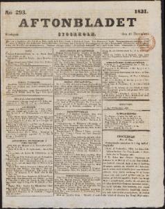 Aftonbladet 1831-12-16