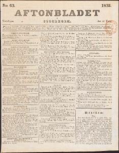 Aftonbladet 1832-03-15