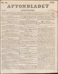 Aftonbladet 1832-03-27