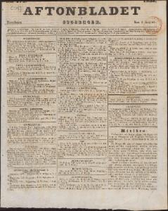 Aftonbladet Torsdagen den 2 Augusti 1832