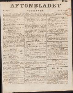Aftonbladet 1832-08-30