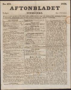 Aftonbladet Fredagen den 2 November 1832