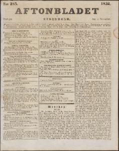 Aftonbladet Tisdagen den 4 December 1832
