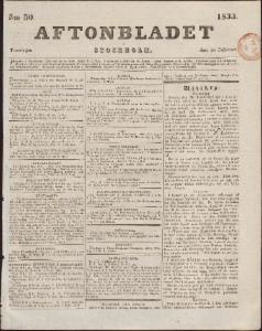 Aftonbladet 1833-02-28