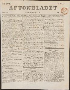 Aftonbladet Maj 1833
