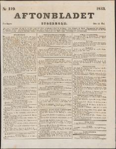 Aftonbladet Fredagen den 24 Maj 1833