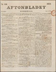 Aftonbladet Onsdagen den 29 Maj 1833