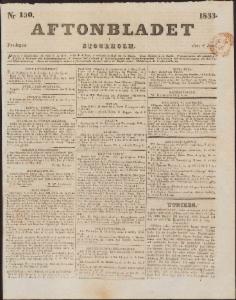 Aftonbladet Fredagen den 7 Juni 1833