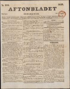 Aftonbladet Onsdagen den 12 Juni 1833