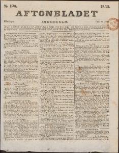 Aftonbladet Måndagen den 17 Juni 1833