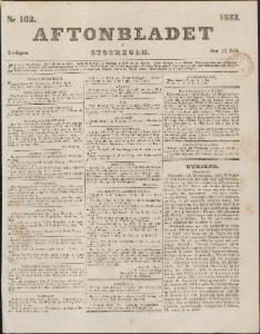 Aftonbladet Tisdagen den 16 Juli 1833