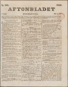 Aftonbladet Lördagen den 20 Juli 1833