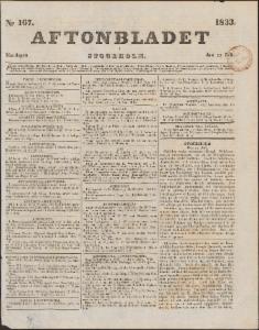 Aftonbladet Måndagen den 22 Juli 1833