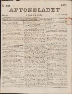 Aftonbladet Måndagen den 30 December 1833