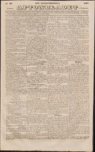 Aftonbladet Måndagen den 10 Februari 1840