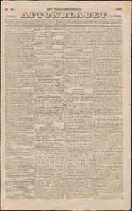 Aftonbladet Måndagen den 24 Februari 1840