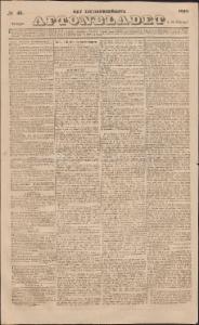 Aftonbladet Tisdagen den 25 Februari 1840