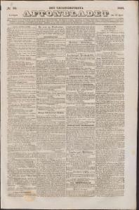 Aftonbladet Lördagen den 18 April 1840