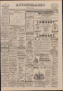 Aftonbladet Fredagen den 14 Februari 1890