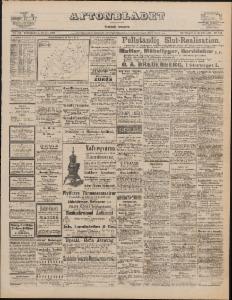 Aftonbladet Torsdagen den 30 Oktober 1890