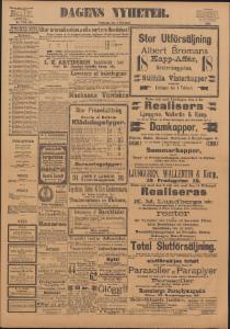 Sida 1 Dagens Nyheter 1890-02-05