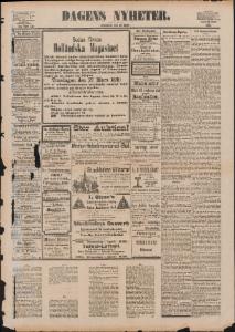 Dagens Nyheter Onsdagen den 26 Mars 1890
