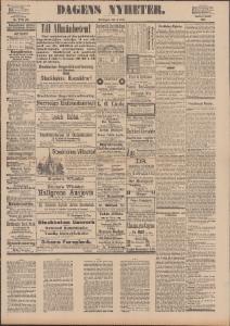 Sida 1 Dagens Nyheter 1890-06-04