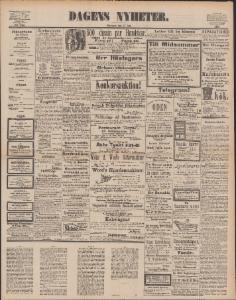 Dagens Nyheter Tisdagen den 17 Juni 1890