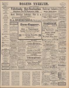 Sida 1 Dagens Nyheter 1890-09-23