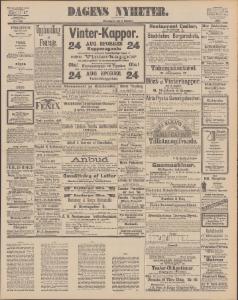 Sida 1 Dagens Nyheter 1890-10-09