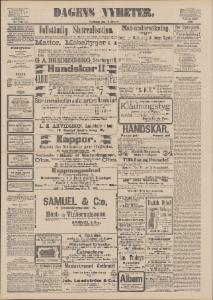 Sida 1 Dagens Nyheter 1890-10-10