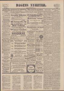Sida 1 Dagens Nyheter 1890-10-20